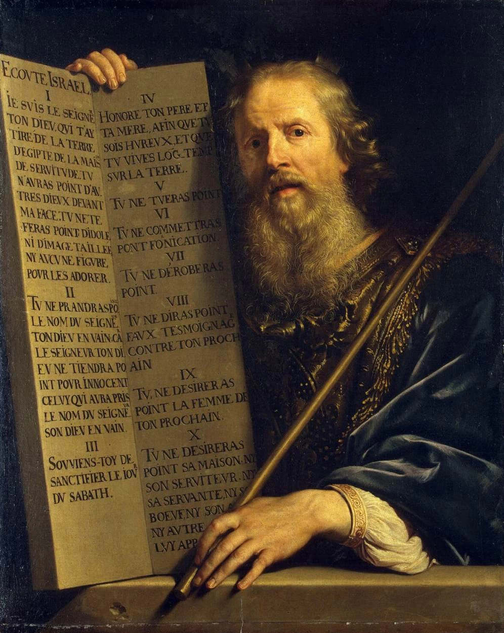 Mosè con le tavole dei Comandamenti - The Hermitage, St. Petersburg